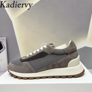 Knit-mesh-outdoor-walking-shoes