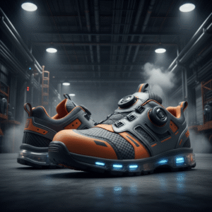 Rotating Button Safety Shoes Pakistan 2